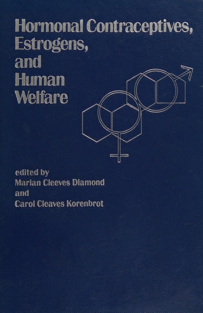 Cover for Hormonal Contraceptives, Estrogens, And Human Welfare